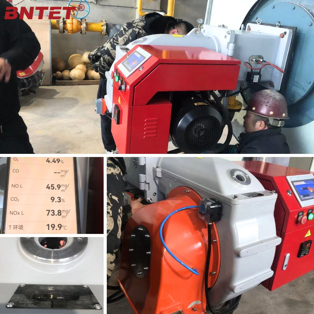 通化六吨燃烧机顺利安装